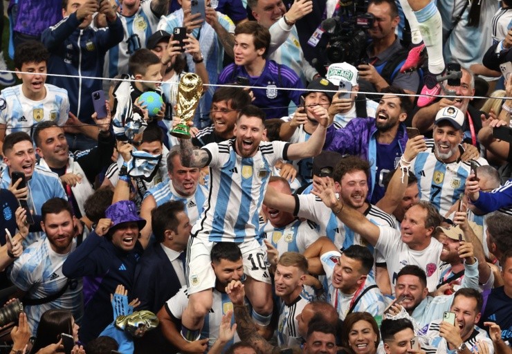 Messi se alzó con el trofeo más importante que le faltaba (Getty Images)