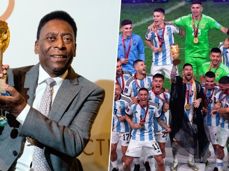 El Rey lo celebra: el mensaje de Pelé para Argentina