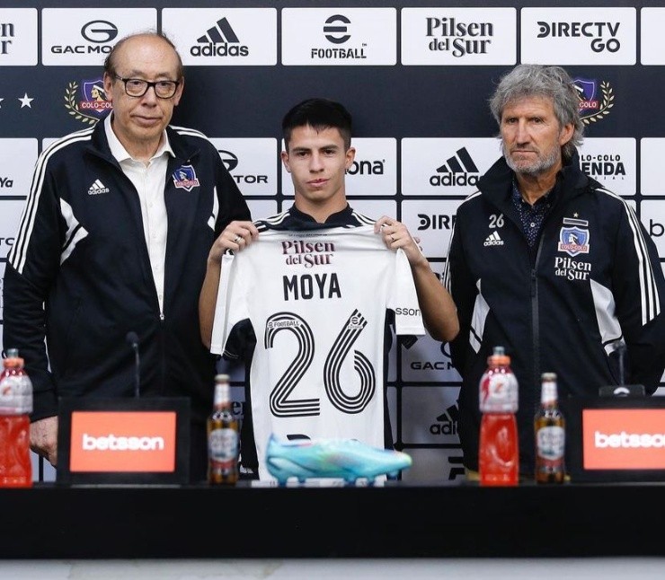 Matías Moya fue el último refuerzo que ha presentado Colo Colo | Foto: Colo Colo 