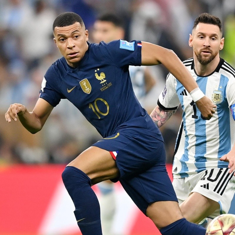 El emotivo abrazo entre Messi y Mbappé después de la final del mundo