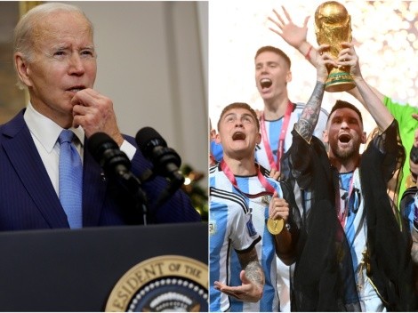 Presidente Joe Biden felicita a Argentina por título en Qatar 2022