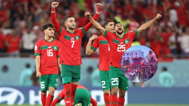 Recibimiento Selección Marruecos