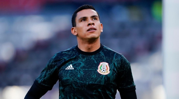 Guadalajara, Jalisco, 24 de marzo de 2021. Luis Ángel Malagón, durante el partido de la fase de grupos del Preolímpico varonil de la CONCACAF 2021, entre la Selección de Estados Unidos y la Selección Nacional de Mexico, celebrado en el estadio Jalisco. Foto: Imago7/Rafael Vadillo