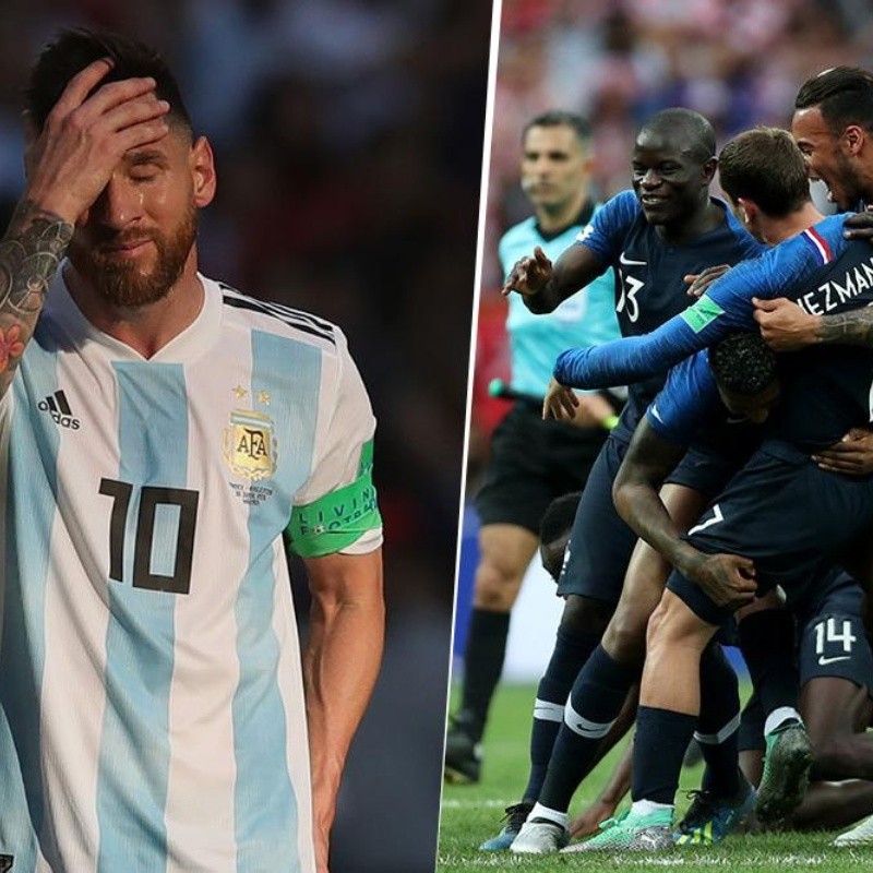 Así se burlaban de Messi los jugadores de Francia cuando ganaron el Mundial 2018