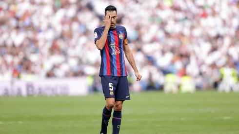 Sergio Busquets en Barcelona.