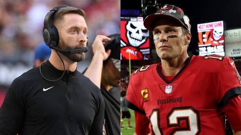 Kliff Kingsbury (left / Arizona Cardinals), Tom Brady (right / Tampa Bay Buccaneers) - NFL 2022