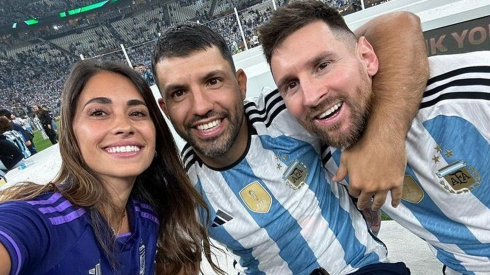 El detalle de la foto con Messi y Antonela que sorprendió hasta a Agüero: "Increíble"