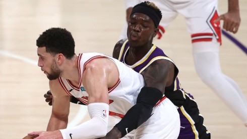 Zach LaVine y Dennis Schroder.