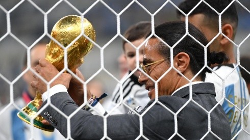 Salt Bae, en los festejos de Argentina.