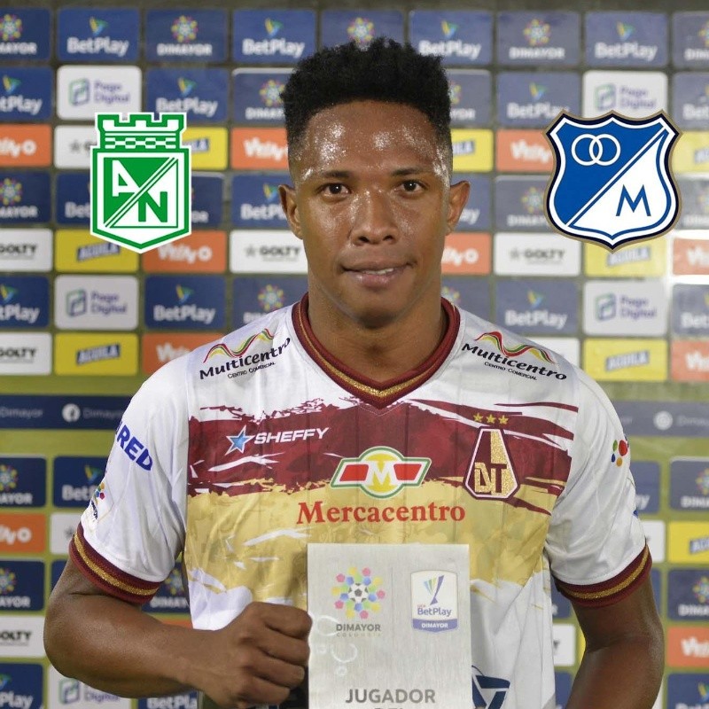 Millonarios y Atlético Nacional se pelean el fichaje de Andrés Ibargüen