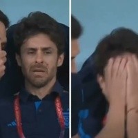 Se supo: el motivo del llanto de Aimar tras el gol de Messi ante México