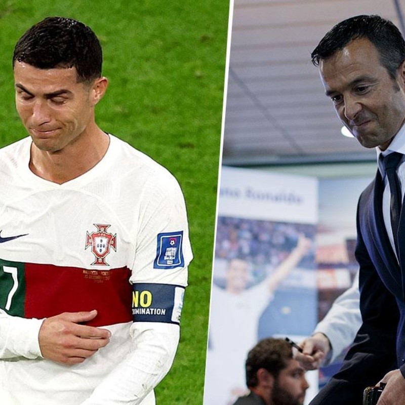 Los motivos de la tensa relación que sostienen Cristiano Ronaldo y Jorge Mendes