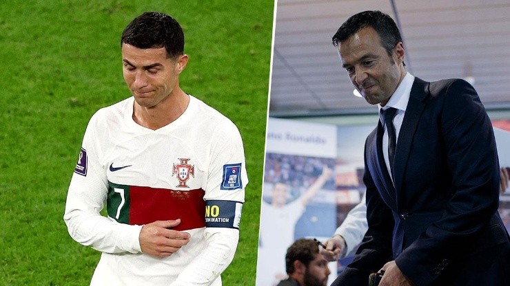 Cristiano Ronaldo y Jorge Mendes.