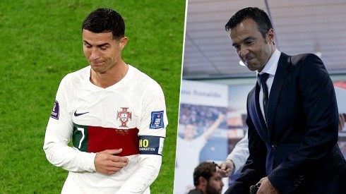 Cristiano Ronaldo y Jorge Mendes.