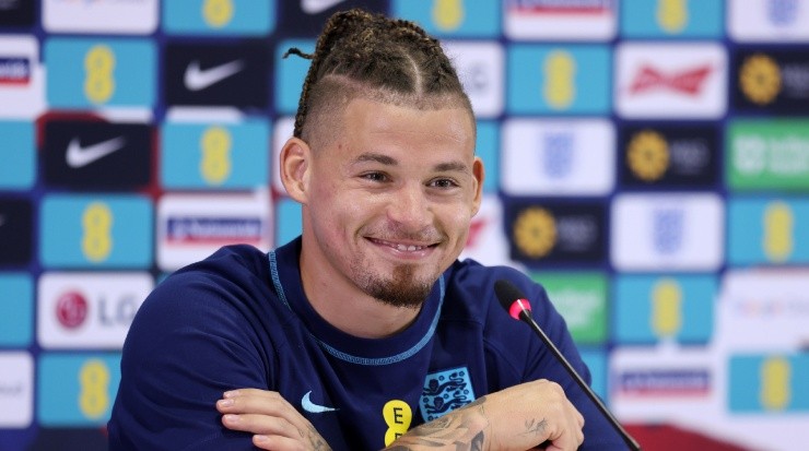 Kalvin Phillips of England. (Alex Pantling/Getty Images)