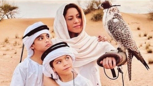 Shakira tem Natal diferente e curte com os filhos no deserto: “Serenidade”. Imagem: Reprodução/Instagram oficial da cantora.