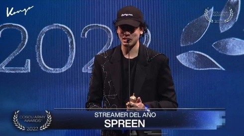 Spreen es el Streamer del Año - Todos los ganadores de los Coscu Army Awards 2022