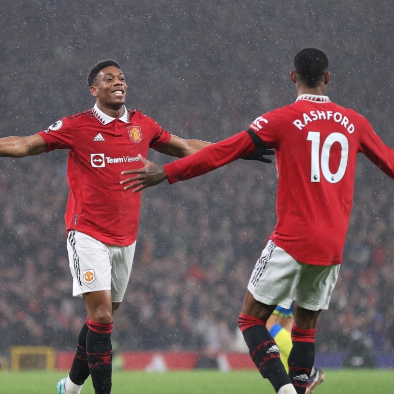 Manchester United retomó la Premier League con goleada ante Nottingham