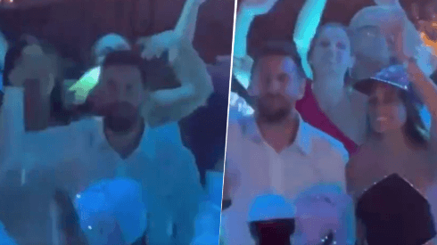 Leo Messi y Anto Roccuzzo, a puro baile en una fiesta de 15 en Rosario