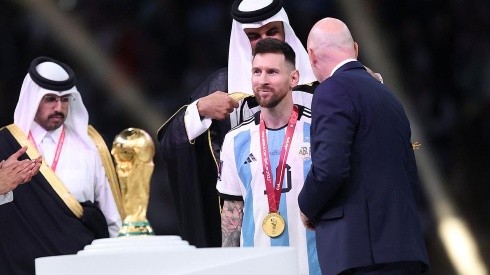 Messi campeón del Mundial 2022.