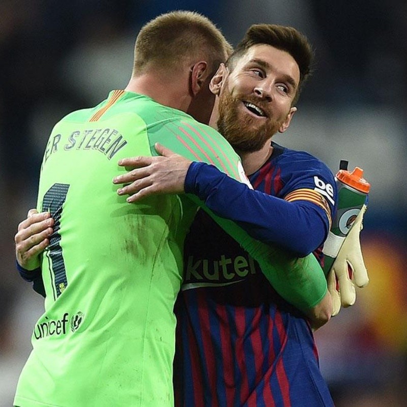 Ter Stegen se derrite en elogios: “No hay uno igual que Messi, nunca hubo debate”