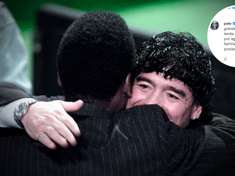 El posteo de Pelé el día de la muerte de Diego Armando Maradona
