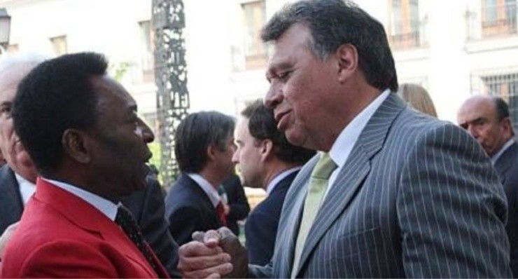 Figueroa se despidió de Pelé | Foto: Archivo 