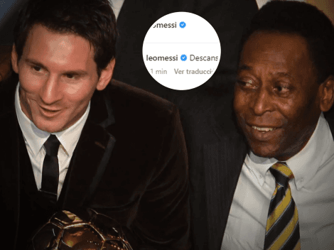 El sentido posteo de Messi despidiendo a Pelé