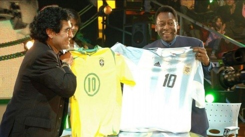 Diego Maradona y Pelé alcanzaron a compartir un mismo programa.
