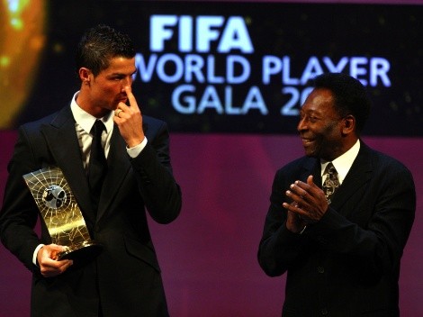 Cristiano Ronaldo le da el último adiós al Rey Pelé