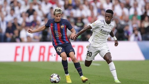 Sergi Roberto y Vinícius Júnior.