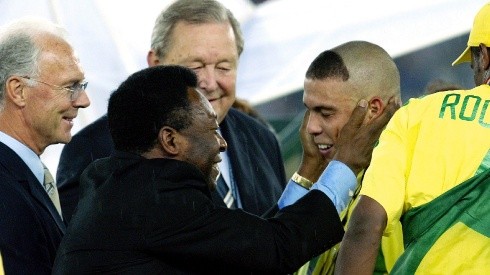 Ronaldo se despidió de Pelé.