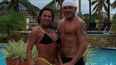 Gretchen e o marido, Esdras de Souza, em nova foto
