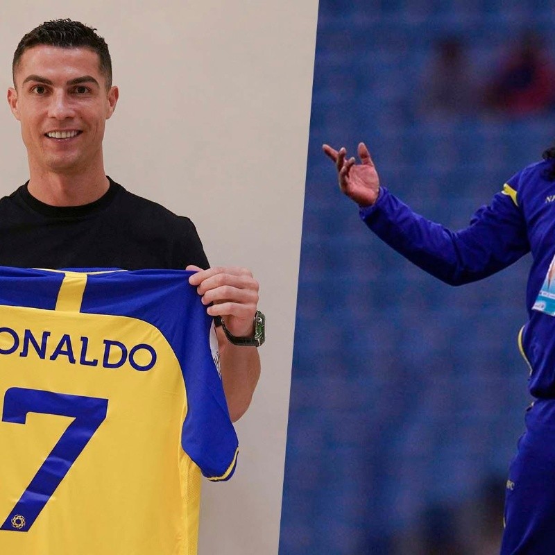 Así fue la emotiva bienvenida que le dio René Higuita a Cristiano en Al Nassr