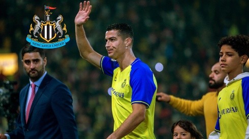 Cristiano Ronaldo en su presentación en Al Nassr.