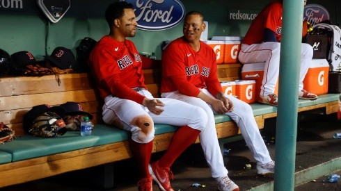 Xander Bogaerts y Rafael Devers en su época con Boston Red Sox