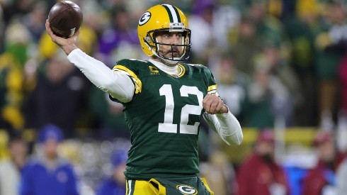 Aaron Rodgers in the win over the Vikings