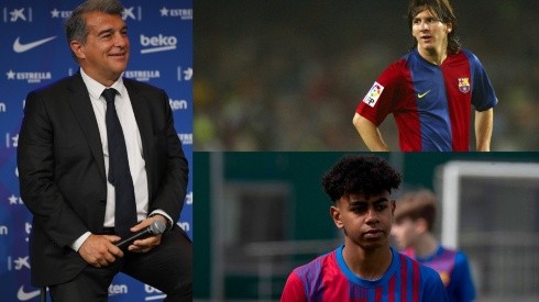 Joan Laporta, Lionel Messi y su sucesor.