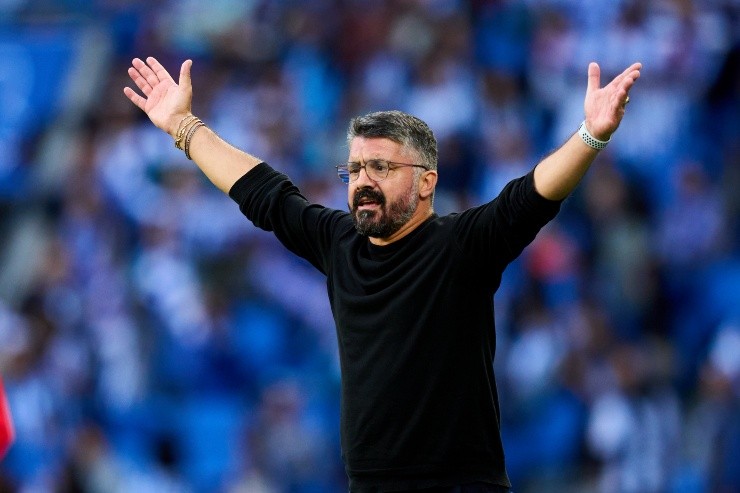 Gatusso es el entrenador del Valencia. ¿Lo veremos junto a Luis Chávez en Mestalla? (Getty Images)