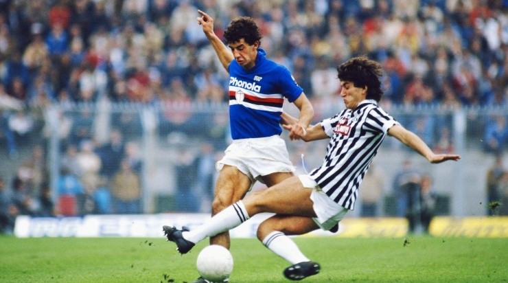 Gianluca Vialli at Sampdoria (Getty Images)