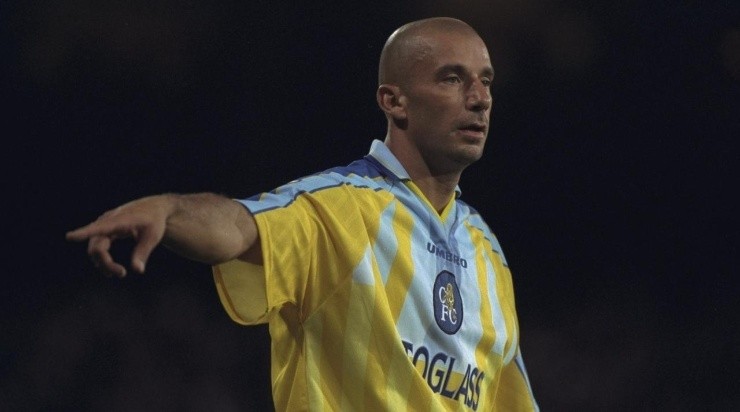 Gianluca Vialli at Chelsea (Getty Images)