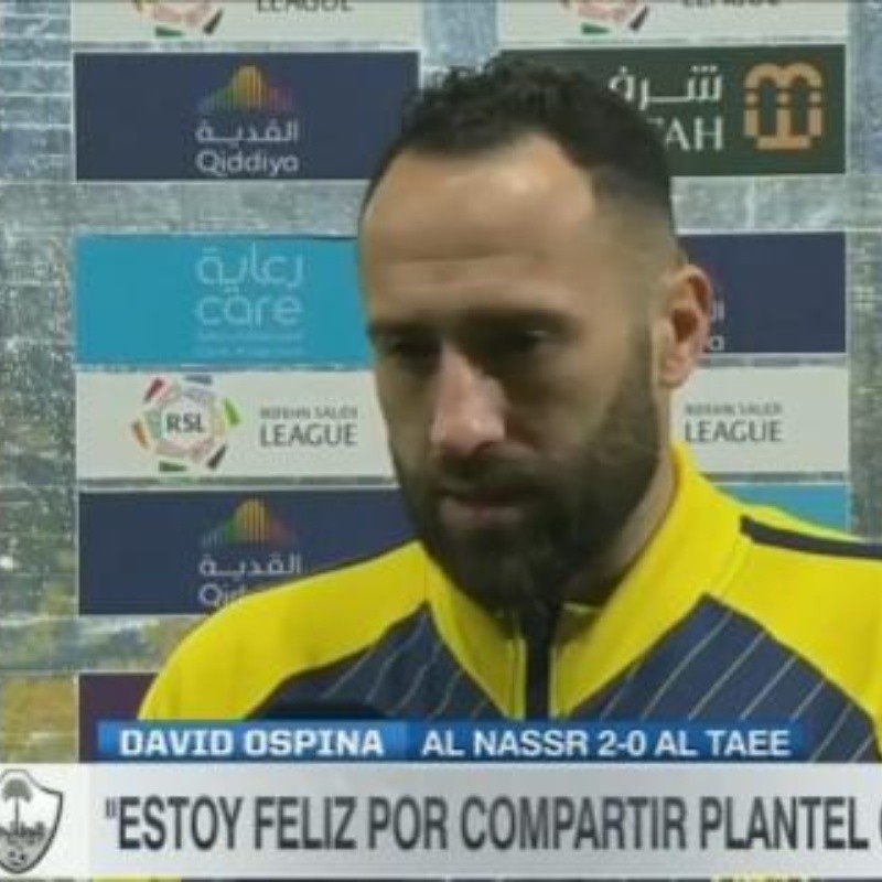 David Ospina por fin se pronunció por la llegada de Cristiano Ronaldo