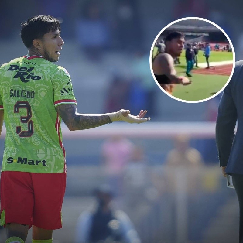 VIDEO | Salcedo encaró un árbitro luego del Pumas vs. Juárez