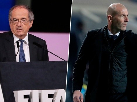 El presidente de la FFF se disculpa con Zidane: "Es un malentendido"