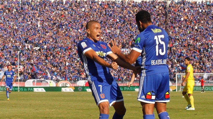 Beausejour compartió con Benegas en la U | Foto: Agencia Uno 