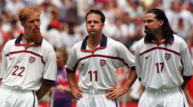 Alexi Lalas, Eric Wynalda, Marcelo Balboa three legends of US Soccer reduced to media roles. (US Soccer)