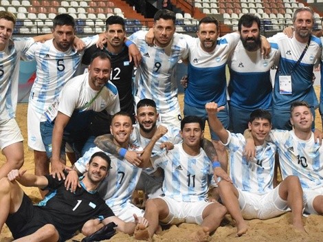 Argentina se prepara para la Copa América de Fútbol Playa