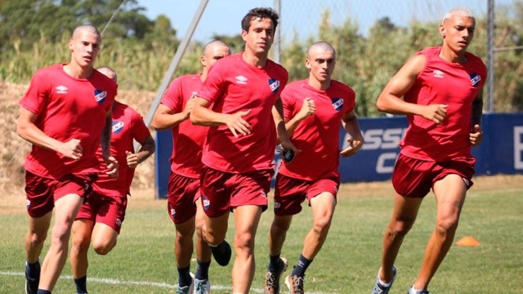 Entrenamiento de Nacional.