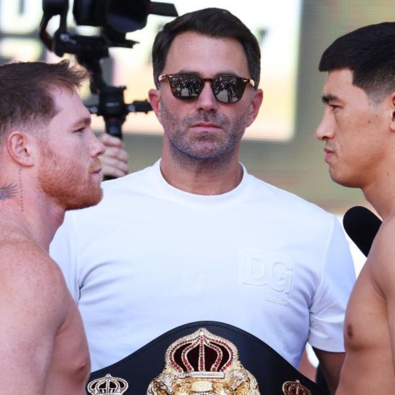 Hearn habló de Canelo Álvarez y de un cambio para la revancha ante Bivol