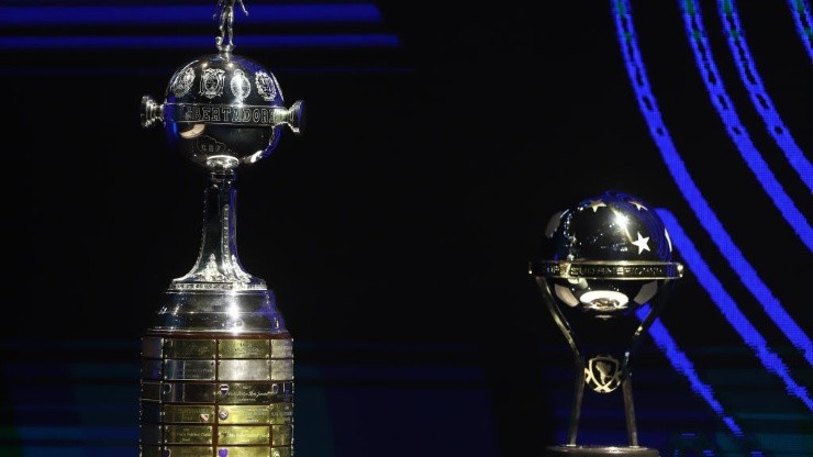 Nathalia Aguilar - Pool/Getty Images - Taça da Libertadores e da Copa Sul-Americana